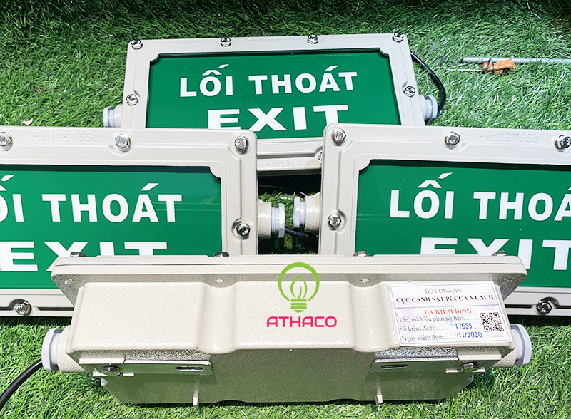 Đèn Exit Chống Cháy Nổ Athaco
