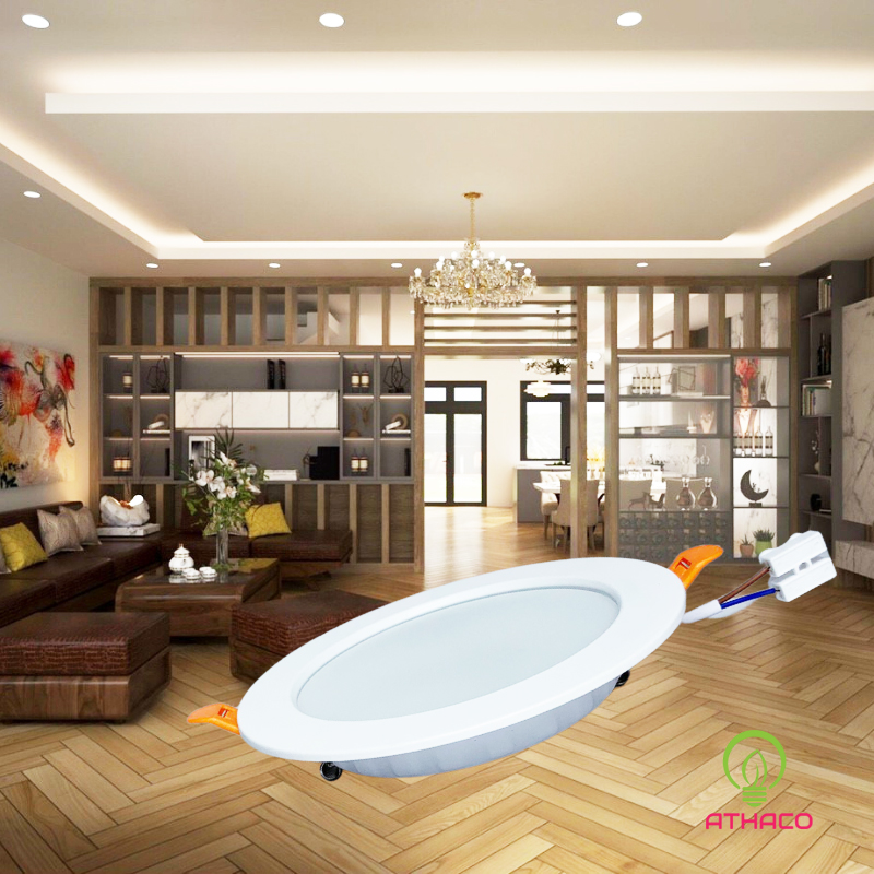 Đèn Led Âm Trần 12W D110 ECO Đèn led âm trần 12W D110 Siêu Sáng