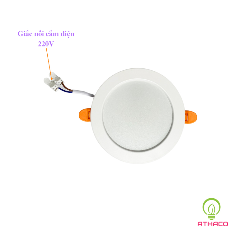 Đèn Led Âm Trần 9W D90 ECO Đèn led âm trần 8W D90 siêu sáng