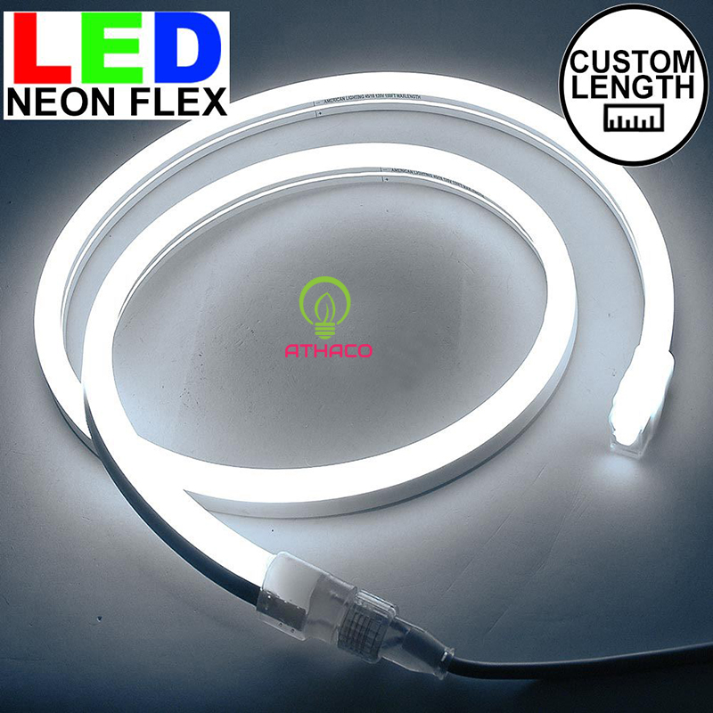 Đèn led dây neon 220v cuộn 100m màu trắng