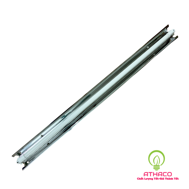 Máng Đèn Led 1M2 Đơn Chóa Inox Máng Đèn Led 1M2 Đơn Chóa Inox