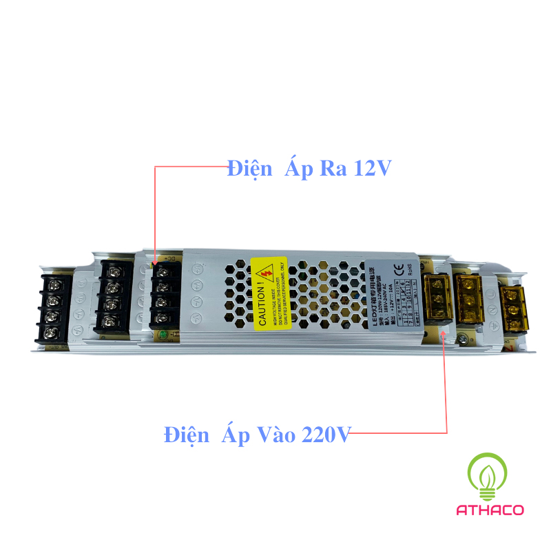 Nguồn led 12V dài siêu mỏng 1