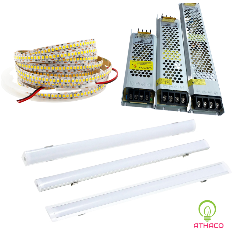 Nguồn led 12V dài siêu mỏng 3