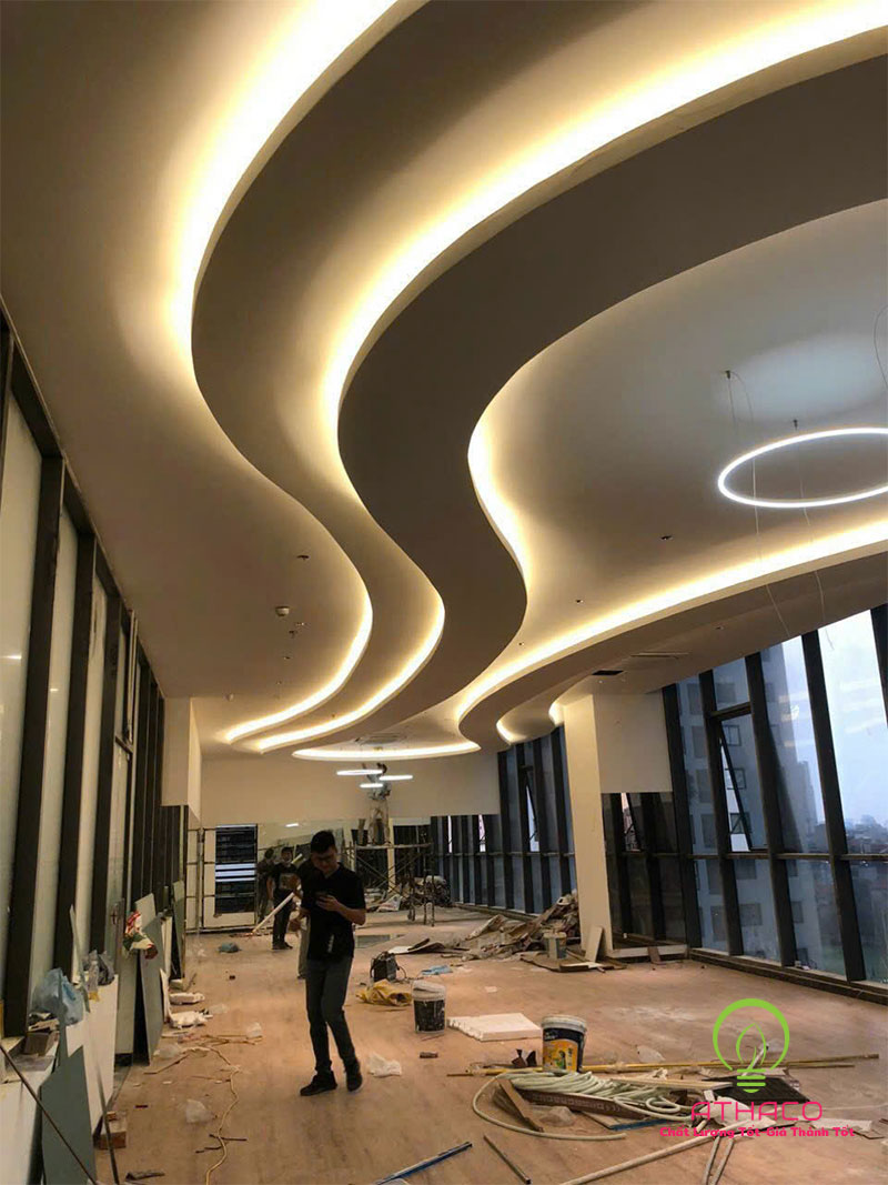 Đèn LED dây 220V tròn 360 độ đèn led dây hắt trần