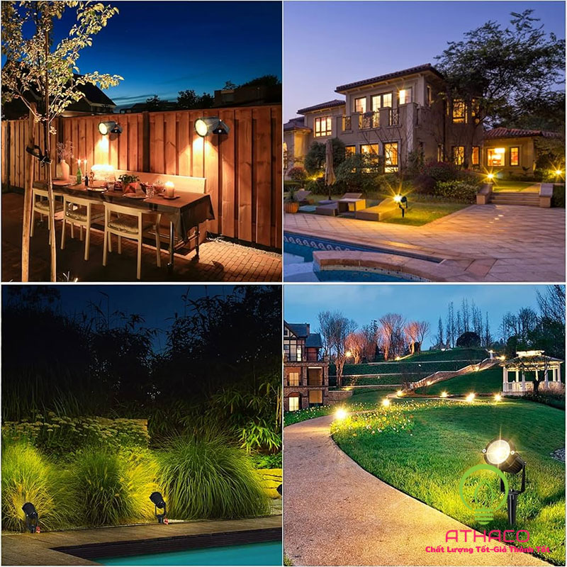 đèn led sân vườn