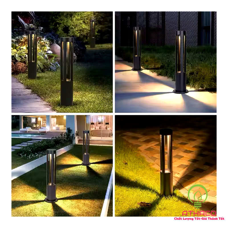 Đèn trụ sân vườn dẫn lối SV01 - Công suất 10W đèn trụ sân vườn