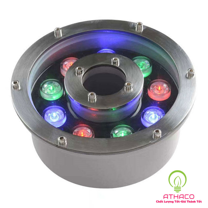 Đèn âm nước bánh xe hợp kim đúc UW04 - 6W/24W đèn âm nước bánh xe