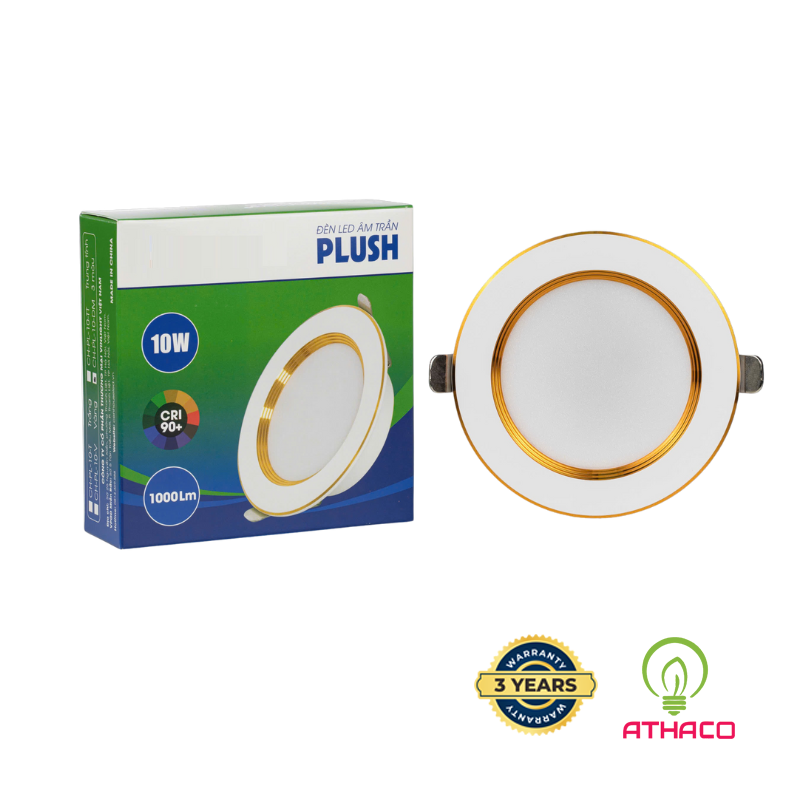 Đèn Led Âm Trần 10W Plus